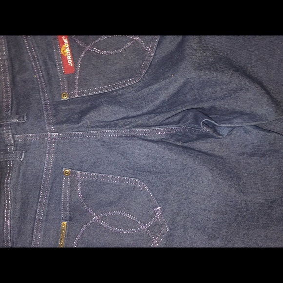 Jordache Jeans slim disco high waisted stretch 30 - Picture 6 of 8